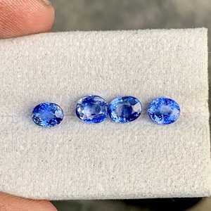 Zafiro Azul Natural de la India, Corte Ovalado, Gema Suelta, Piedra Preciosa Premium, Certificada por Terceros, para Fabricación de Joyas, Venta al Por Mayor - Product Image 3