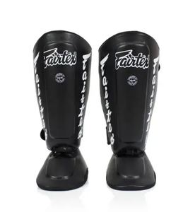 Protège-tibias ergonomiques pour entraînement de kick-boxing, équipement d'exercice MMA, équipement de protection corporelle, Muay Thai, boxe, en cuir PU et mousse - Product Image 4