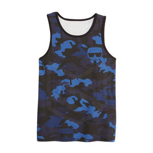 Camiseta sin Mangas de Algodón Cómoda y Transpirable, Tejida, Informal, con Bajo Redondo, para Gimnasio, Hecha en Pakistán, 100% Algodón - Product Image 1