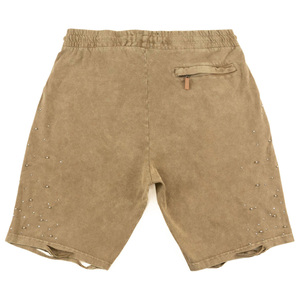 Pantalones Cortos Bermuda Casuales para Hombre, Color Azul Claro, de Algodón, con Cordón en la Cintura, Bolsillos, Tejido Transpirable, Corte Medio, Nuevos - Product Image 5