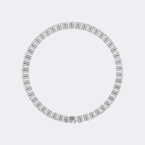 Pulsera de Diamantes Redondos de 8.00CTW, Oro de 14k, Diamantes Cultivados en Laboratorio, Color D, VVS, Engaste de Garras, Pulsera de Eternidad Tipo Tenis para Mujer - Product Image 6