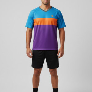 Maillot de gardien de but à manches courtes, respirant, grande taille, anti-humidité, coutures durables, confortable, directement de l'usine - Product Image 1