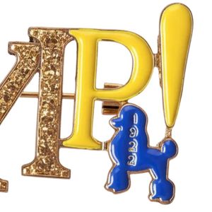 Pin de Solapa Esmaltado EE Yip Sigma Gamma Rho Azul Dorado, Broche de Hermandad Griega, Accesorio Coleccionable, Estilo Regalo - Product Image 4