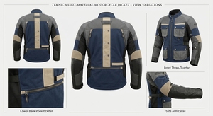 Men Motorcycle Jacket Custom <b>Waterproof</b> Windproof Breathable CE Level 2 Armor Textile Riding Jacket OEM ODM Wholesale - Product Image 3