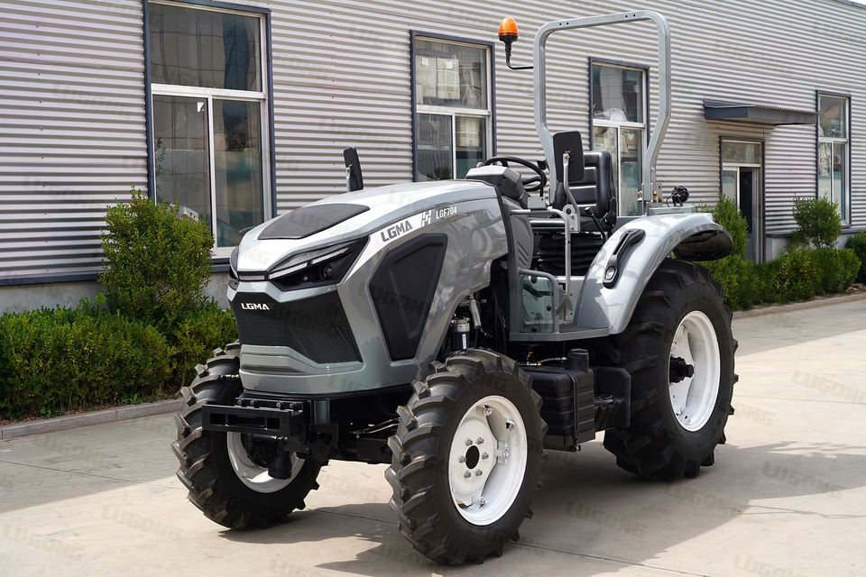 Lugong LGF704 High Performance Narrow Tractor 4WD Agriculture Equipment ...