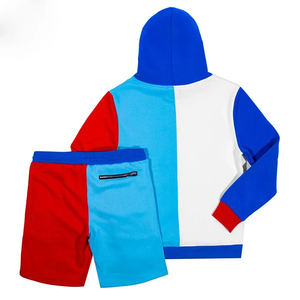 New Arrival Wholesale Unisex Hooded Printed Windbreaker 2 Piece Shorts Set Streetwear Lightweight Custom Tracksuit - Product Image 4