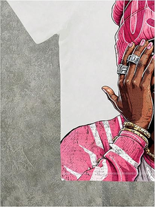 T-shirt Homme Sur Mesure Coupe Boxy Oversize Streetwear Coton Lourd Ample Décontracté Vente en Gros Mode Estivale 2026 - Product Image 3