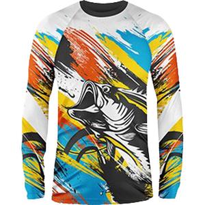 T-shirt de pêche pour homme, logo personnalisé OEM, UPF 50, séchage rapide, léger, respirant, pour les sports de plein air, fabricant pour pêcheurs - Product Image 5