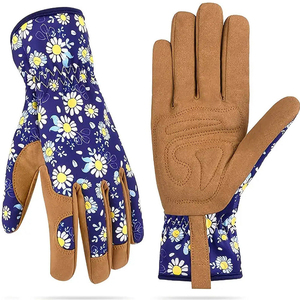 Guantes de Jardinería con Muñequera Tejida y Palma Recubierta, Servicio OEM, Producción al por Mayor, Marca Personalizada para Minoristas de Jardinería - Product Image 1