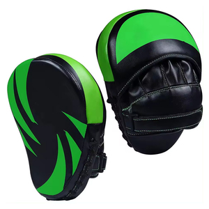 En gros, Cibles de frappe incurvées en cuir PU personnalisées pour la boxe, le MMA, le Muay Thai et le karaté, OEM - Product Image 1
