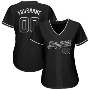 Camiseta de béisbol negra con cuello en V de tela de malla de alto rendimiento, personalizada por sublimación, precio de fábrica - Product Image 4