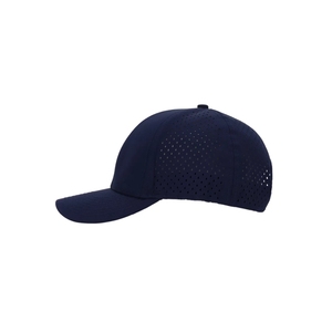 Casquette de golf respirante perforée au laser à marque privée, structurée 5 panneaux, avec patch logo personnalisé, ajustable, haute performance, Vietnam - Product Image 4