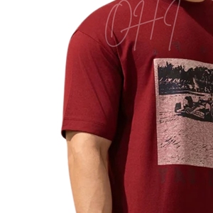 T-shirt graphique de course personnalisé pour homme – T-shirt en coton imprimé voiture rétro, haut décontracté streetwear à manches courtes et col rond - Product Image 4