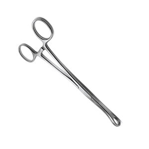 คีมจับฟองน้ำแบบใช้ซ้ำได้ สแตนเลสสตีล แบบตรง สำหรับการผ่าตัด - Product Image 4