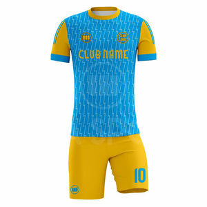 เสื้อฟุตบอลพิมพ์ลายตามสั่ง ปี 2026 ระบายอากาศ แห้งเร็ว เสื้อแข่งครึ่งตัว รับผลิตตามแบบ (OEM) ขายส่งจำนวนมาก สำหรับฤดูร้อนและฤดูใบไม้ผลิ ชุดทีม - Product Image 2