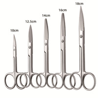 Ensemble de ciseaux chirurgicaux DESONS ENTERPRISE en acier inoxydable argenté, instrument médical manuel pour adultes, application hospitalière, doux
