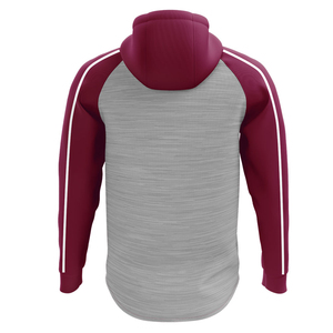 Sudadera con Capucha de Felpa Mezclada de Ajuste Cómodo con Capucha Forrada y Logotipo GAA Personalizado, Sudadera con Cremallera Estilo Gaélico - Product Image 6