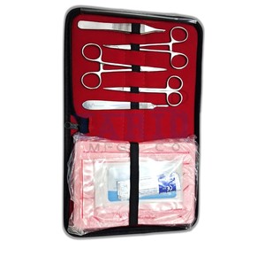 Premium Stainless Steel Suture Practice Kit <b>Silicone</b> Skin <b>Pad</b> Surgical Instruments Training Set for Medical Students TARIQMFG.CO - Product Image 2
