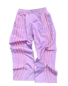 Manufacturer Polyester Dry Quick Breathable Mesh Lining Sport Pants Cargo Track Pants Textured Stripes 100% <b>Nylon</b> Pants 2025 - Product Image 1