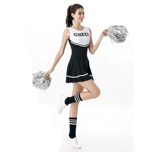 Bespoke Team Design Cheerleading uniform <b>Custom</b> Embroidery Cheer <b>Dress</b> Factory OEM <b>Custom</b> Cheerleading uniform Striped Match - Product Image 6