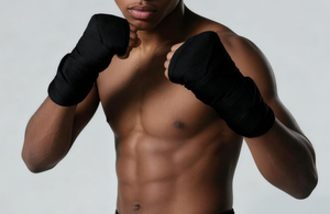 Lot de 2 bandages de boxe pour enfants en néoprène avec fermeture pour la protection des poignets et des mains lors des combats MMA - Product Image 6