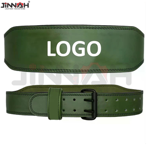 New Arrival Custom Made Soft Leather Heavy Duty Waterproof <b>Plus</b> <b>Size</b> Unisex Weightlifting <b>Belt</b> Bodybuilding Power Lifting Gym - Product Image 5