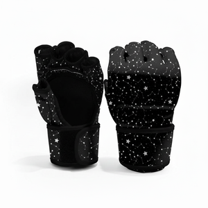 Gants de sparring MMA personnalisés avec motif imprimé, demi-doigts, pour entraînement, grappling, sac de frappe, fitness et combat - Product Image 3