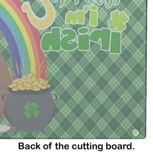 Boxer faon rouge à oreilles naturelles Planche de service à découper de cuisine de grande taille Vaisselle de fête décorative de la Saint-Patrick Décorations de table - Product Image 5