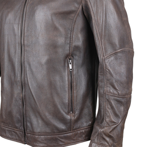 Affordable Rate <b>Men</b> <b>Leather</b> <b>Jacket</b> Lightweight Premium Quality Hot Selling Durable Material Latest Design <b>Men</b> <b>Leather</b> <b>Jacket</b> - Product Image 5