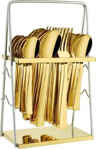 Juego de Cubiertos de Acero Inoxidable Premium, Vajilla Duradera, Tenedor, Cuchara, Cuchillo, Ecológico, Moderno, Esencial para la Cocina y el Comedor - Product Image 5