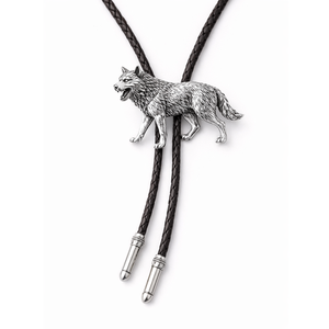 Corbata bolo de metal con logotipo personalizado de lobo de Boy Scout, regalos para trabajo en equipo de diseño de exteriores y camping - Product Image 2