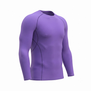 Chemise de compression à manches longues pour homme, respirante et anti-transpiration, haut de sport - Product Image 6