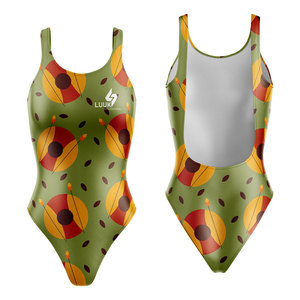 Combinaison de natation pour femmes personnalisée par sublimation, maillot de bain une pièce, séchage rapide, respirant, uniforme d'équipe pour l'entraînement en piscine - Product Image 1