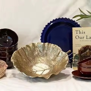 Luxury Dining Metal Dry Fruit Bowl Elegant Snack Dish Decorative Serving Bowl Modern Gift Item - Product Image 1