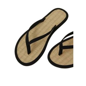 BEST SELLING Wholesale Eco Seagrass Slippers Breathable <b>Soft</b> Summer Beach Slip-On <b>Shoes</b> - Product Image 1