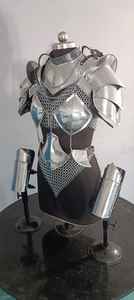 Casque médiéval antique fait main en acier inoxydable poli pour accessoire de costume d'Halloween et reconstitution historique - Product Image 6