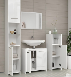 Meuble de rangement de salle de bain moderne et abordable, armoires de salle de bain de luxe pour ameublement de salle de bain - Product Image 1