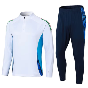 Conjunto Deportivo de Entrenamiento a la Moda, Secado Rápido, 100% Poliéster, Cómodo, Absorbe la Humedad, Tallas Grandes, Ropa Deportiva de Fútbol - Product Image 1