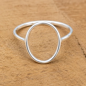 925 Sterling Silver Oval Gemstone <b>Statement</b> <b>Ring</b> Religious Christian Jewelry for Men Women - Product Image 1