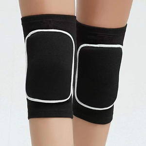 Rodilleras de Protección Profesional con Carcasa Rígida para Baloncesto, Tejidas, Negras, Transpirables, Universales, Unisex, con Cierre de Gancho y Bucle, para Todas las Estaciones - Product Image 6