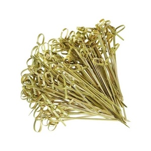 Brochettes en bambou pur, surface lisse, parfaites pour la cuisson Yakitori et la préparation de bouquets de fruits sucrés. - Product Image 1