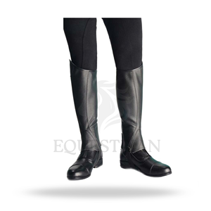 Horse Riding Half <b>Chaps</b> Customized Equestrian <b>Leather</b> <b>Chaps</b> for Training Riding and Competition Use - Product Image 3
