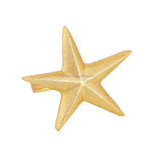 กระดาษเช็ดปากทรงกลมทำจากไม้สีทองประดับโต๊ะสำหรับปาร์ตี้ฤดูใบไม้ผลิ - Product Image 1