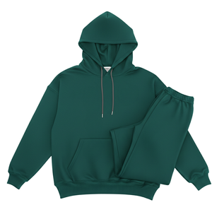 Ensemble de survêtement athlétique décontracté deux pièces pour homme, sweat à capuche et pantalon de survêtement personnalisés de qualité supérieure, toutes saisons, fournisseur - Product Image 1