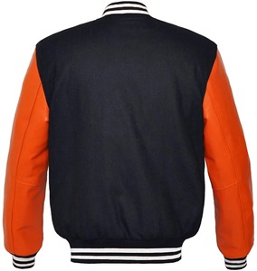 Varsity Leather <b>Jacket</b> College Basketball Custom <b>Mens</b> Waterproof Breathable Hooded Stand Slim High Street Winter <b>Thin</b> Wholesale - Product Image 2