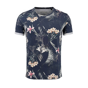 Camiseta Sublimada para Hombre con Logotipo Personalizado, Ligera, 100% Algodón, Color Sólido, Corte Holgado, Estilo Casual - Product Image 1