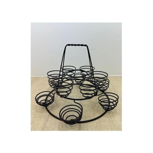 Classic Farm Metal <b>Egg</b> <b>Basket</b> For Fresh <b>Egg</b> Storage Kitchen Countertop And Rustic Decor - Product Image 6