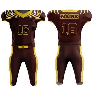 Uniforme de Fútbol Americano Unisex Corto, Transpirable y que Absorbe la Humedad, Hecho a Medida, Precio de Fábrica, MOQ Bajo, Fabricación Profesional - Product Image 1