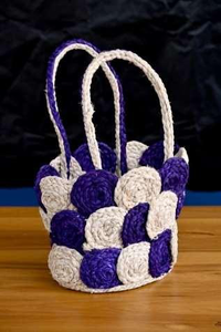 Sac à déjeuner en fibre de banane de qualité supérieure, motif spirale tressée, idéal pour mini-marché, panier, usage quotidien décontracté, parfait pour la revente - Product Image 6