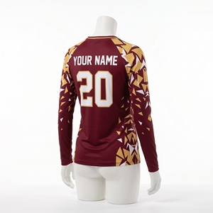 Camiseta de Voleibol Personalizada para Hombre, sin Mangas, Cuello Redondo, Secado Rápido, 100% Poliéster, Nombre del Equipo y Número Sublimados en la Parte Delantera y Trasera - Product Image 4